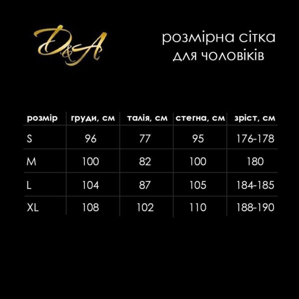 Боді із Сітки(короткий рукав) чоловічий D&A XL