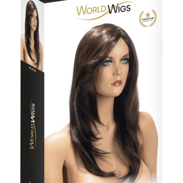 Перука World Wigs OLIVIA LONG CHESTNUT