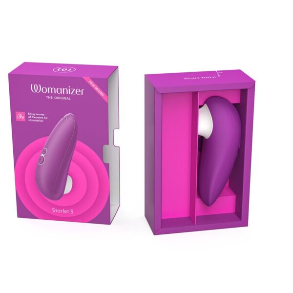 Вакуумний кліторальний стимулятор Womanizer Starlet 3 VIOLET (м'ята упаковка!!!)