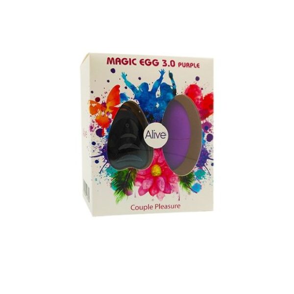 Віброяйце Alive Magic Egg 3.0 Purple з пультом ДК, на батарейках