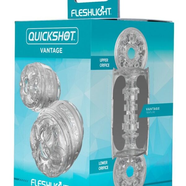 Мастурбатор Fleshlight Quickshot Vantage, компактний, чудово для пар і мінету