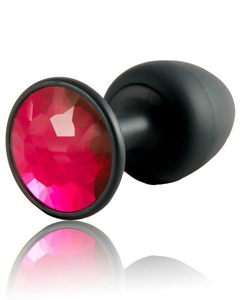 Анальна пробка Dorcel Geisha Plug Ruby XL з кулькою всередині, створює вібрації, макс діаметр 4,5 см