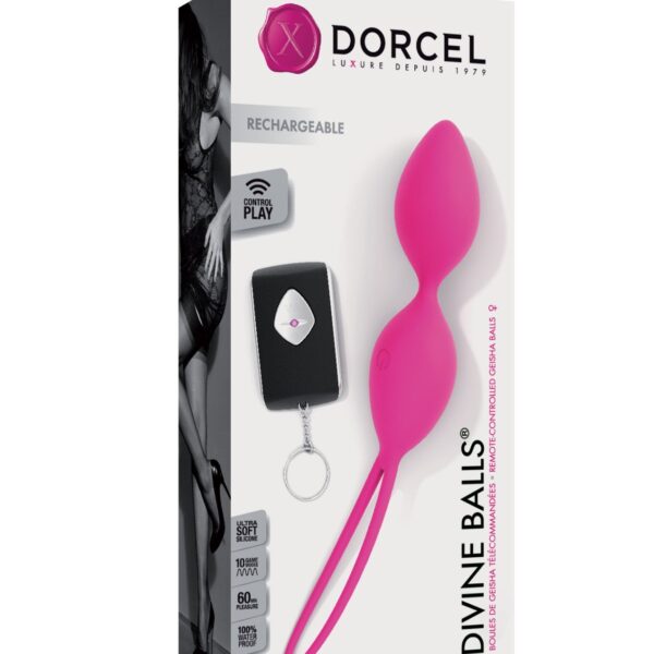 Вагінальні кульки Dorcel Divine Balls, діаметр 3,5 см, маса 91г