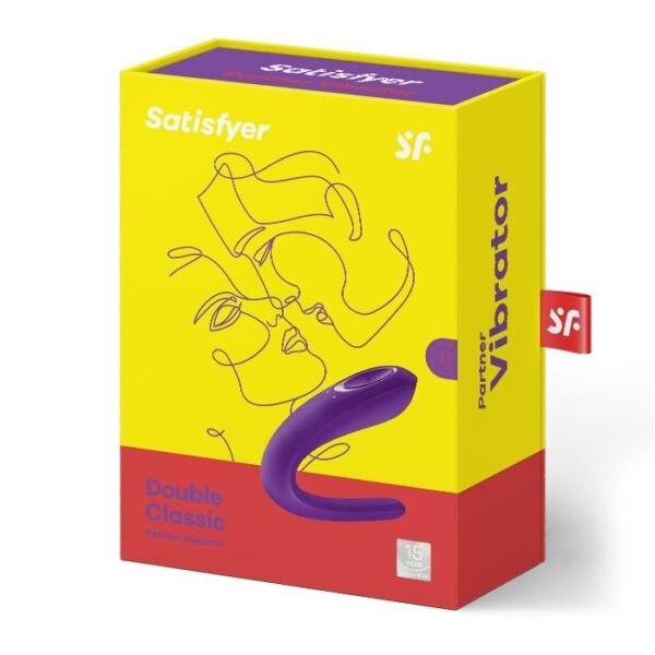 Вібратор для пар Satisfyer Double Classic (м'ята упаковка!!!)