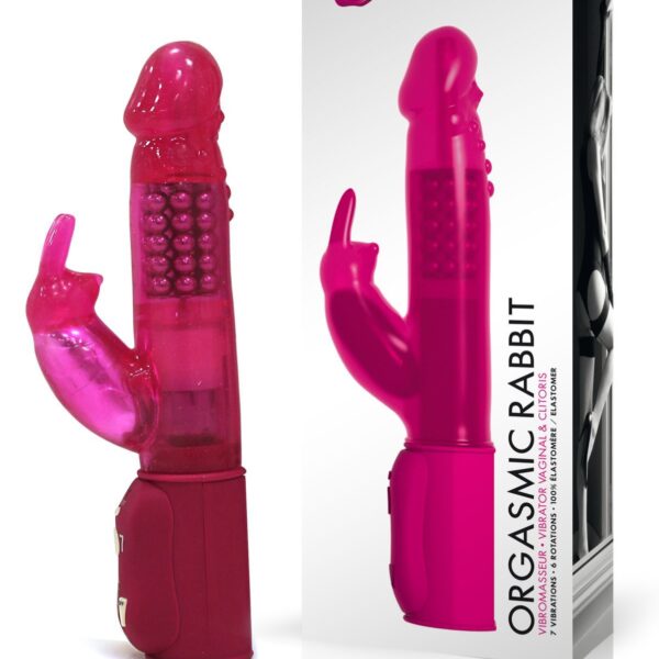 Вібратор-кролик Dorcel Orgasmic Rabbit Pink з перловим масажем