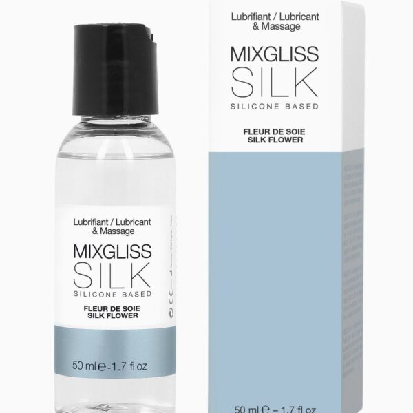 Лубрикант на силіконовій основі MixGliss SILK - FLEUR DE SOIE (50 мл) з квітковим ароматом