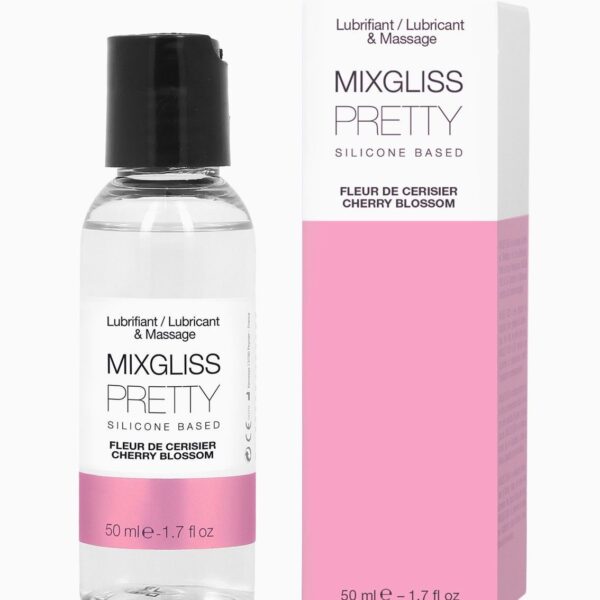 Лубрикант на силіконовій основі MixGliss PRETTY - FLEUR CERISIER (50 мл) з ароматом квіток вишні