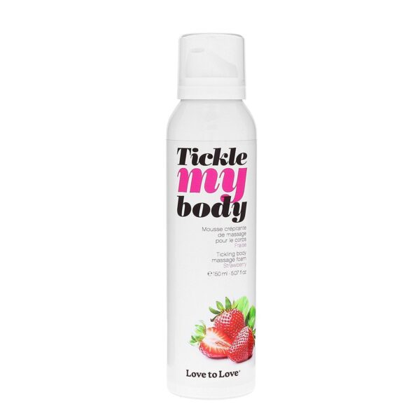 Масажна піна Love To Love TICKLE MY BODY Strawberry (150 мл) зволожувальна