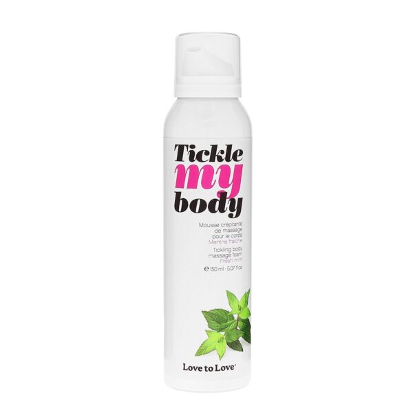 Розпродаж!!! Масажна піна Love To Love TICKLE MY BODY Fresh Mint (150 мл) (термін 07.2025)