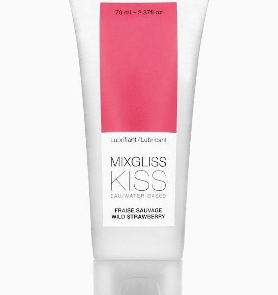 Лубрикант на водній основі MixGliss KISS Wild Strawberry (70 мл) Дика Полуничка