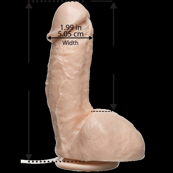 Фалоімітатор, що кінчає Doc Johnson The Amazing Squirting Realistic Cock, ПВХ, діаметр 5,1см