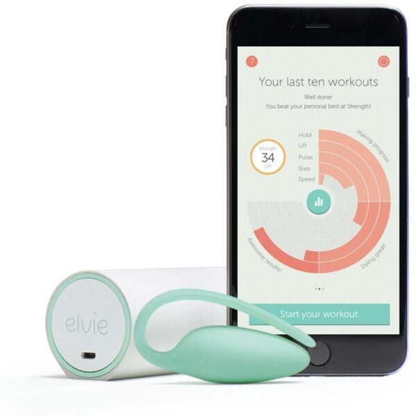 Преміумтренажер Кегеля Elvie Exercise Tracker, індукційна зарядка, PRO-додаток, без вібрації