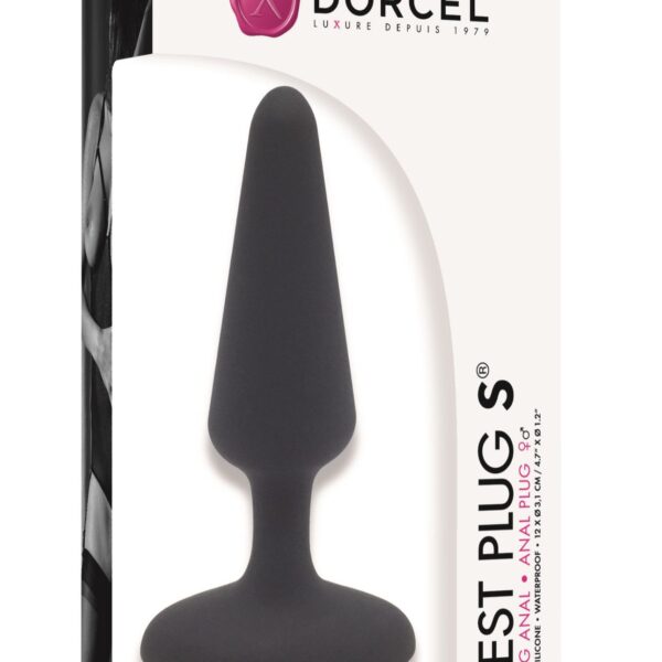 Анальна пробка Dorcel Best Plug S м'який soft-touch силікон, макс. діаметр 3,1см