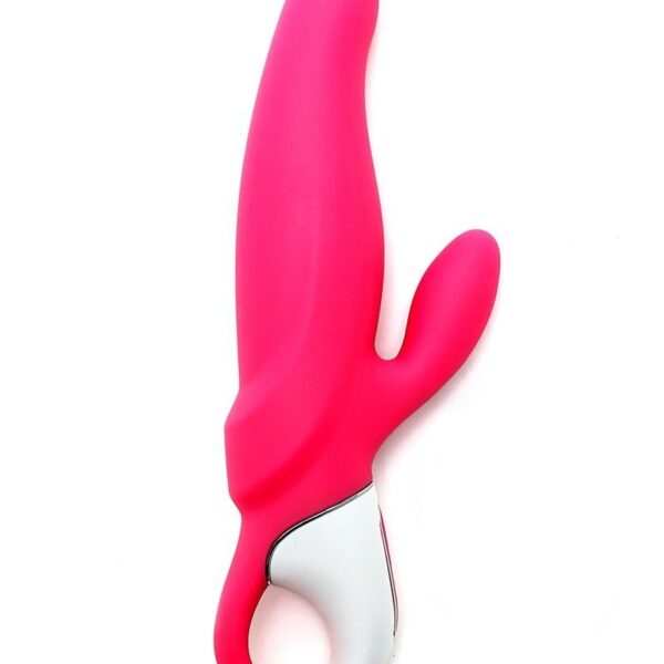 Потужний вібратор-кролик Satisfyer Vibes Mr. Rabbit, два мотори, літій силікон, 12 режимів роботи