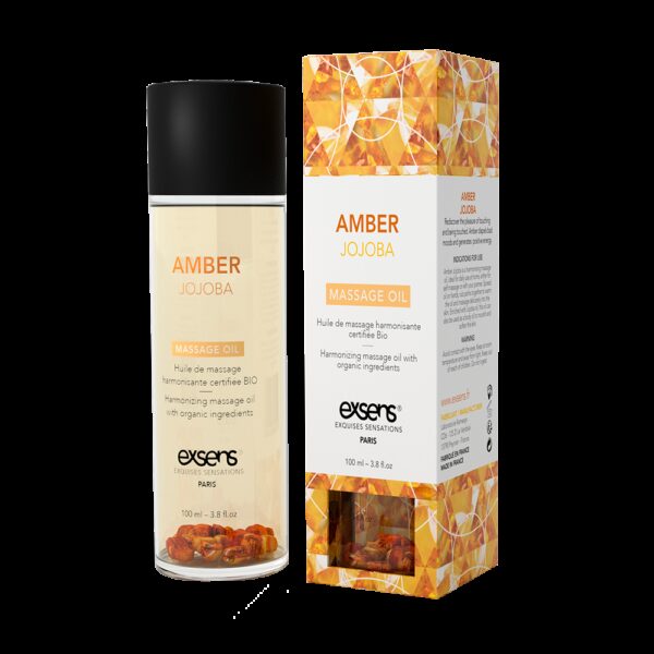 Розпродаж!!! Масажна олія EXSENS Amber Jojoba (гармонізує, з бурштином) 100мл (термін 07.2025)