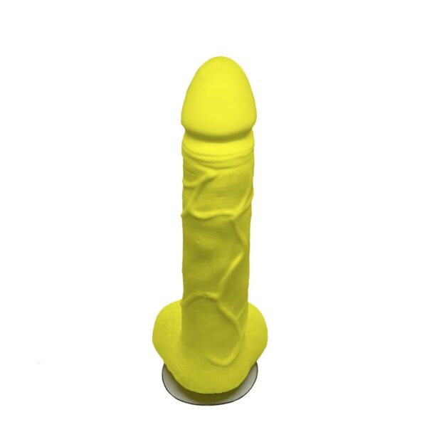 Крафтове мило-член із присоскою Чистий Кайф Yellow size L, натуральне