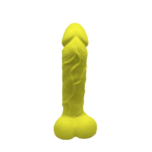 Крафтове мило-член із присоскою Чистий Кайф Yellow size L, натуральне