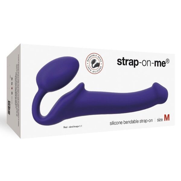 Безремінний страпон Strap-On-Me Violet M, повністю регульований, діаметр 3,3 см