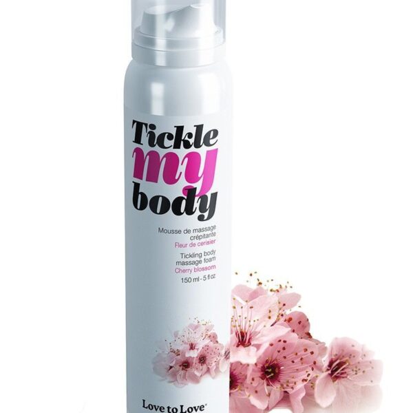 Масажна піна Love To Love TICKLE MY BODY Cherry Blossom (150 мл) зволожувальна