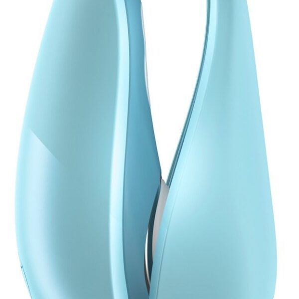 Вакуумний кліторальний стимулятор Womanizer Liberty Blue, магнітна кришка, 2 насадки