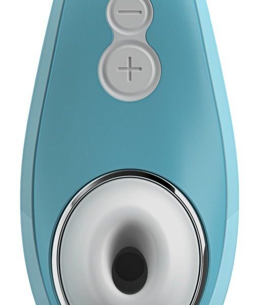 Вакуумний кліторальний стимулятор Womanizer Liberty Blue, магнітна кришка, 2 насадки