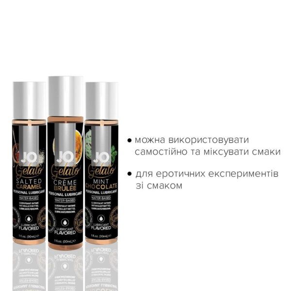 Набір System JO Tri-Me Triple Pack — Gelato (3×30 мл) три різні смаки серії Джелато