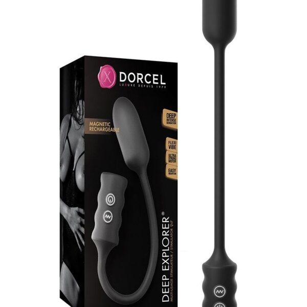 Виброяйце Dorcel Deep Explorer, підходить для вагінальної та анальної стимуляції, потужне