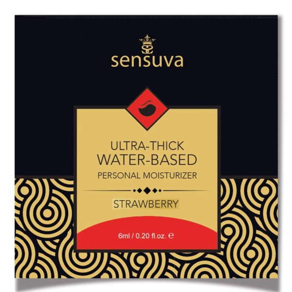 Пробник Sensuva - Ultra–Thick Water-Based Strawberry (6 мл)