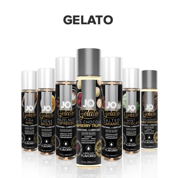 Змазка на водній основі System JO GELATO White Chocolate Raspberry (120 мл) без цукру та парабенів