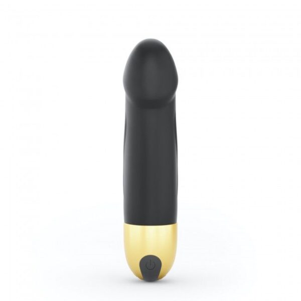 Вібратор Dorcel Real Vibration S Gold 2.0, діаметр 3,7см, перезаряджається, для точки G