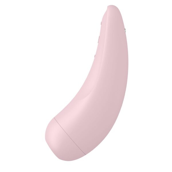 Вакуумний кліторальний стимулятор Satisfyer Curvy 2+ Pink з керуванням через інтернет