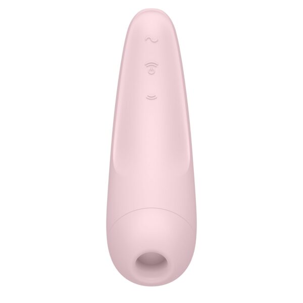 Вакуумний кліторальний стимулятор Satisfyer Curvy 2+ Pink з керуванням через інтернет