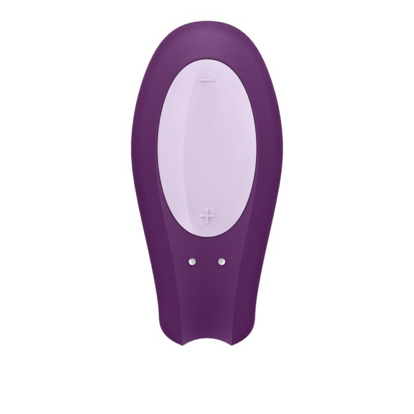 Смарт-вібратор для пар Satisfyer Double Joy Violet із широким кліторальним стимулятором