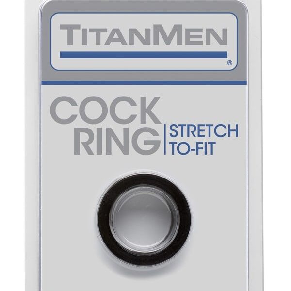 Ерекційне кільце Doc Johnson Titanmen Tools - Cock Ring - Black