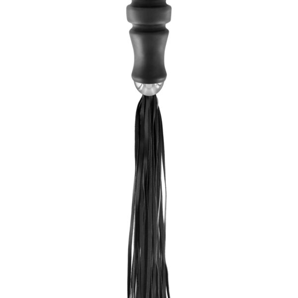 Флогер з ручкою для проникнення Fetish Tentation Whip with Ogive Handle