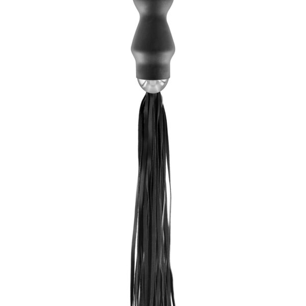 Флогер з ручкою - анальним плагом Fetish Tentation Whip with Plug Handle