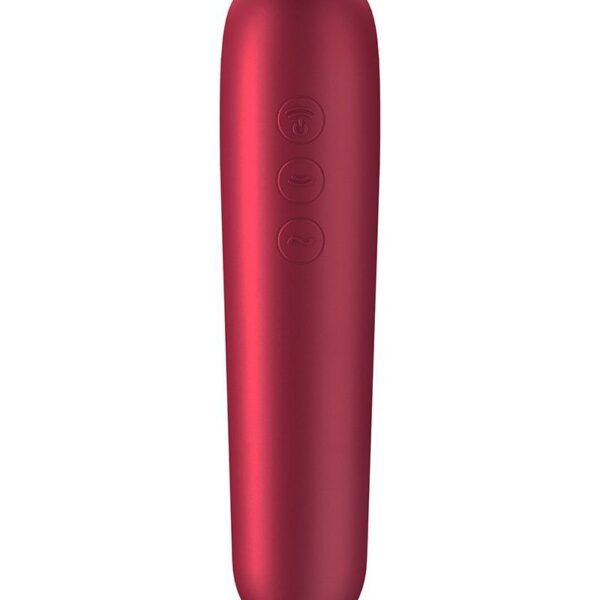 Смарт-вібратор та вакуумний стимулятор 2в1 Satisfyer Dual Love Pink