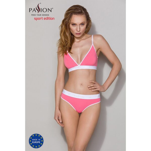 Спортивні трусики-стрінги Passion PS007 PANTIES pink, size XL