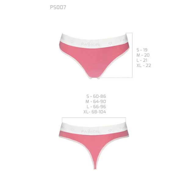 Спортивні трусики-стрінги Passion PS007 PANTIES pink, size XL