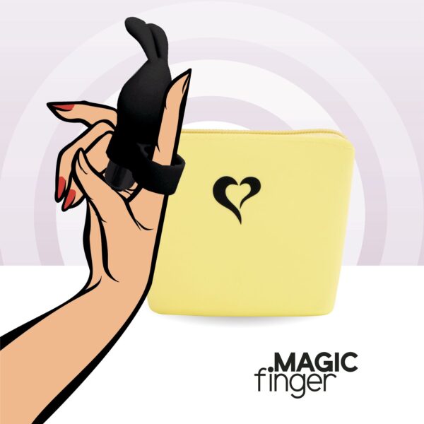 Вібратор на палець FeelzToys Magic Finger Vibrator Black