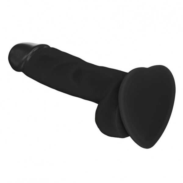 Реалістичний фалоімітатор Strap-On-Me SOFT REALISTIC DILDO Black - Size M