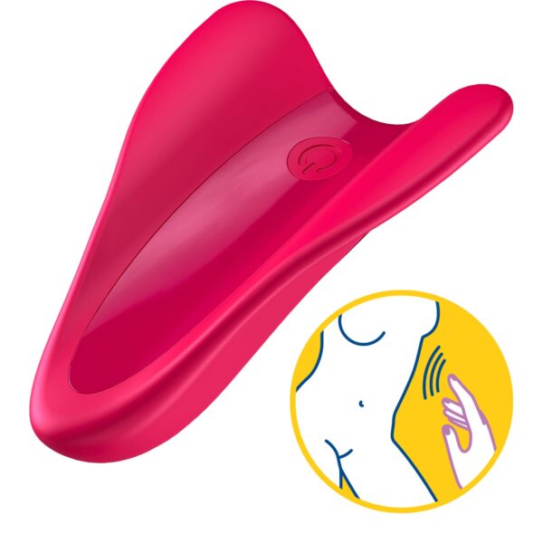 Вібратор на палець Satisfyer High Fly Red