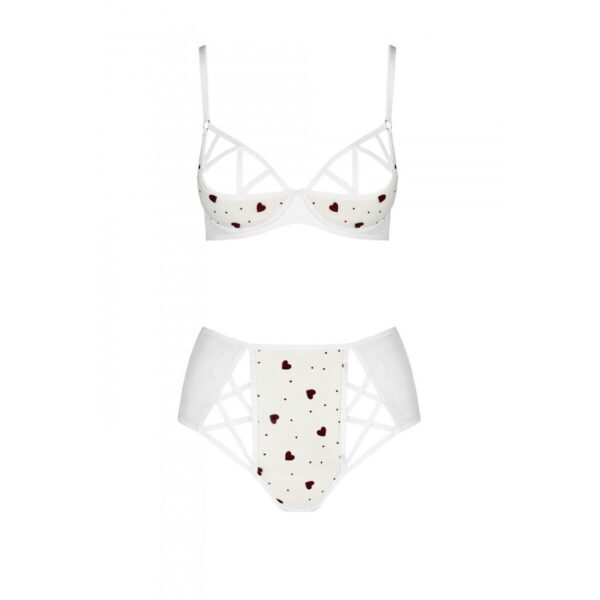 Еротичний комплект з малюнком LOVELIA BIKINI white L/XL - Passion