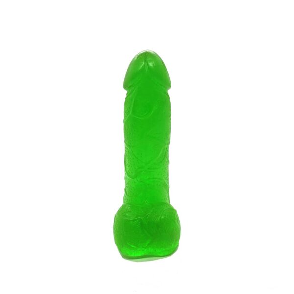 Крафтове мило-член із присоскою Чистий Кайф Green size S натуральне