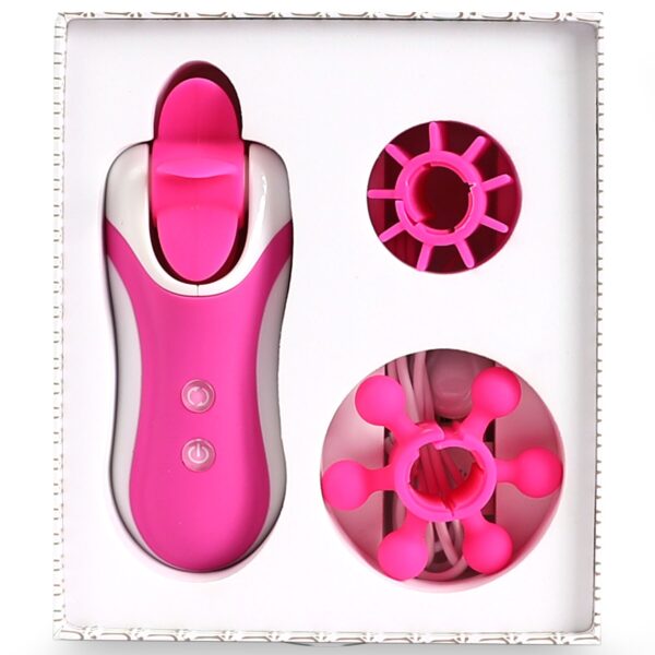 Стимулятор з імітацією оральних пестощів FeelzToys - Clitella Oral Clitoral Stimulator Pink