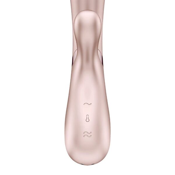 Смарт вібратор-кролик із підігрівом Satisfyer Hot Lover Nude