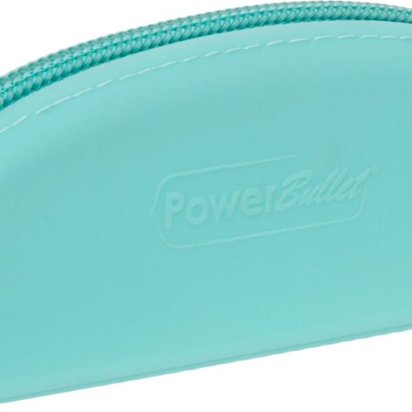 Сумка для зберігання секс-іграшок PowerBullet - Silicone Storage Zippered Bag Teal