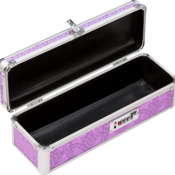 Кейс для зберігання секс-іграшок BMS Factory - The Toy Chest Lokable Vibrator Case Purple з кодовим