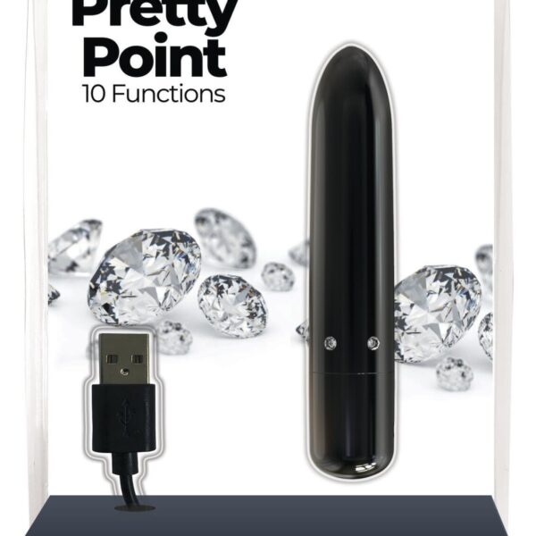 Віброкуля PowerBullet - Pretty Point Rechargeable Bullet Black