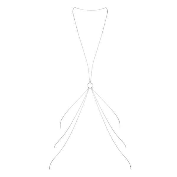 Ланцюжок для тіла Bijoux Indiscrets Magnifique 8 Body Chain — Silver